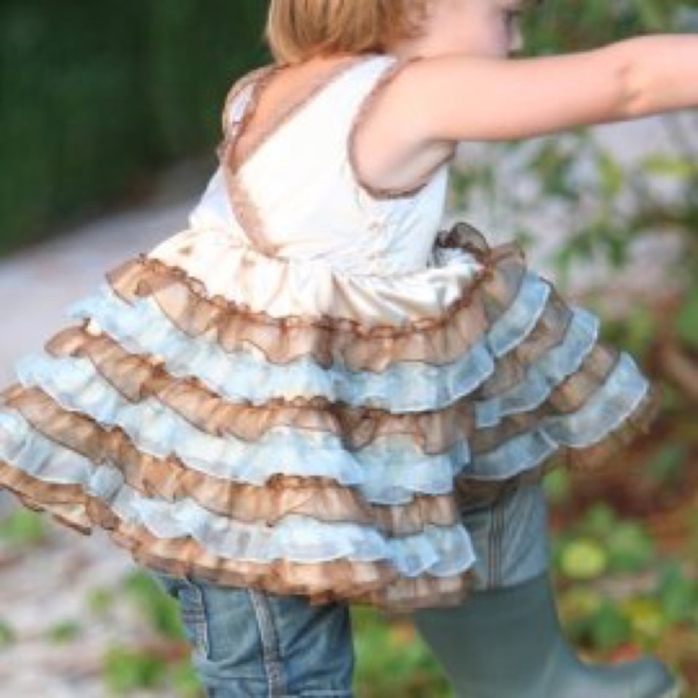 Right Bank Babies Ruffle Dress - Picture 2 of 8